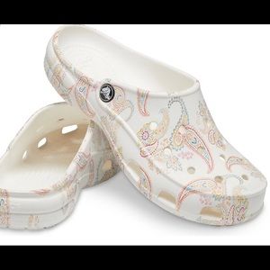 Paisley freesail crocs